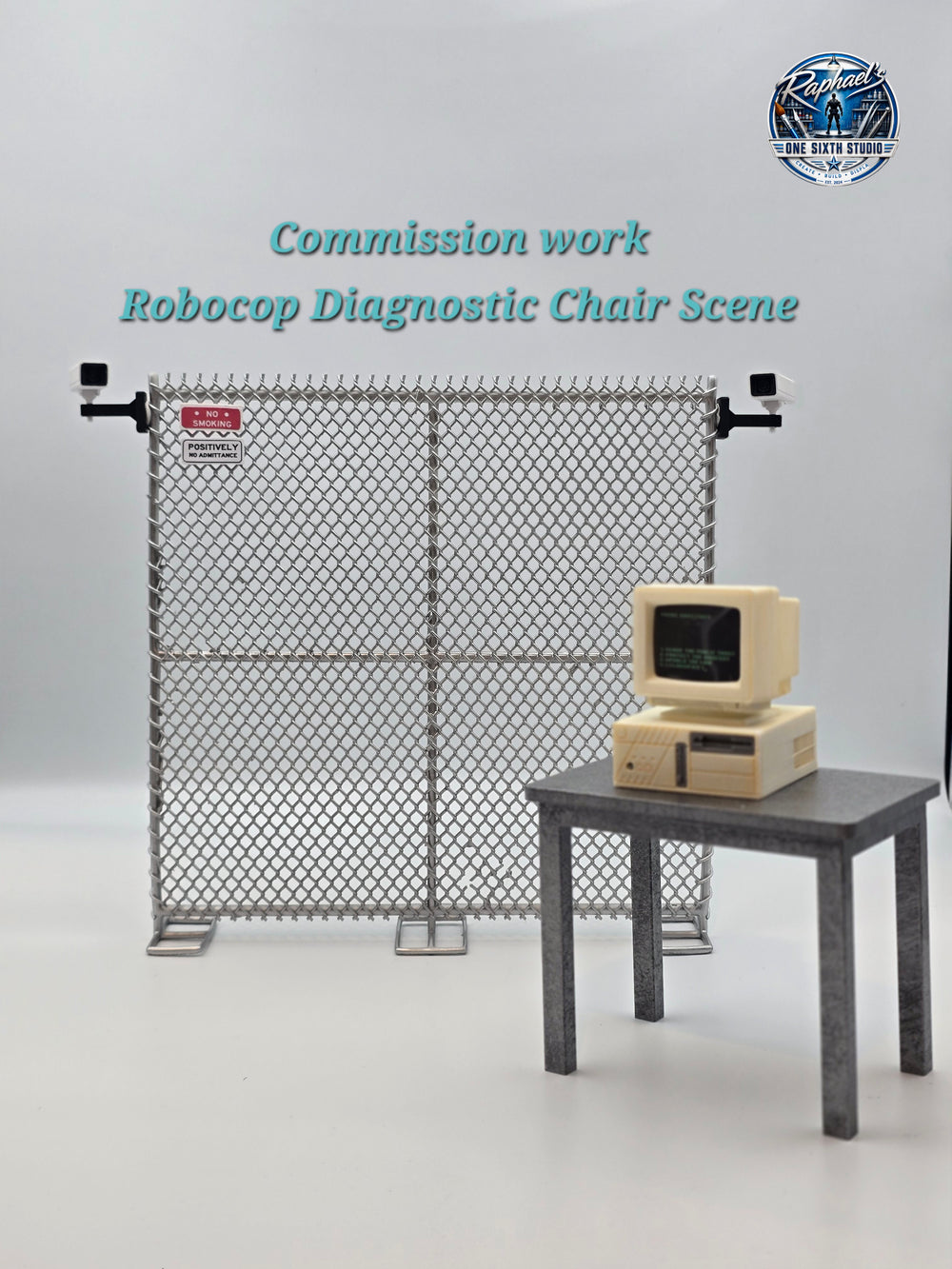 Robocop In Chair Diorama Set